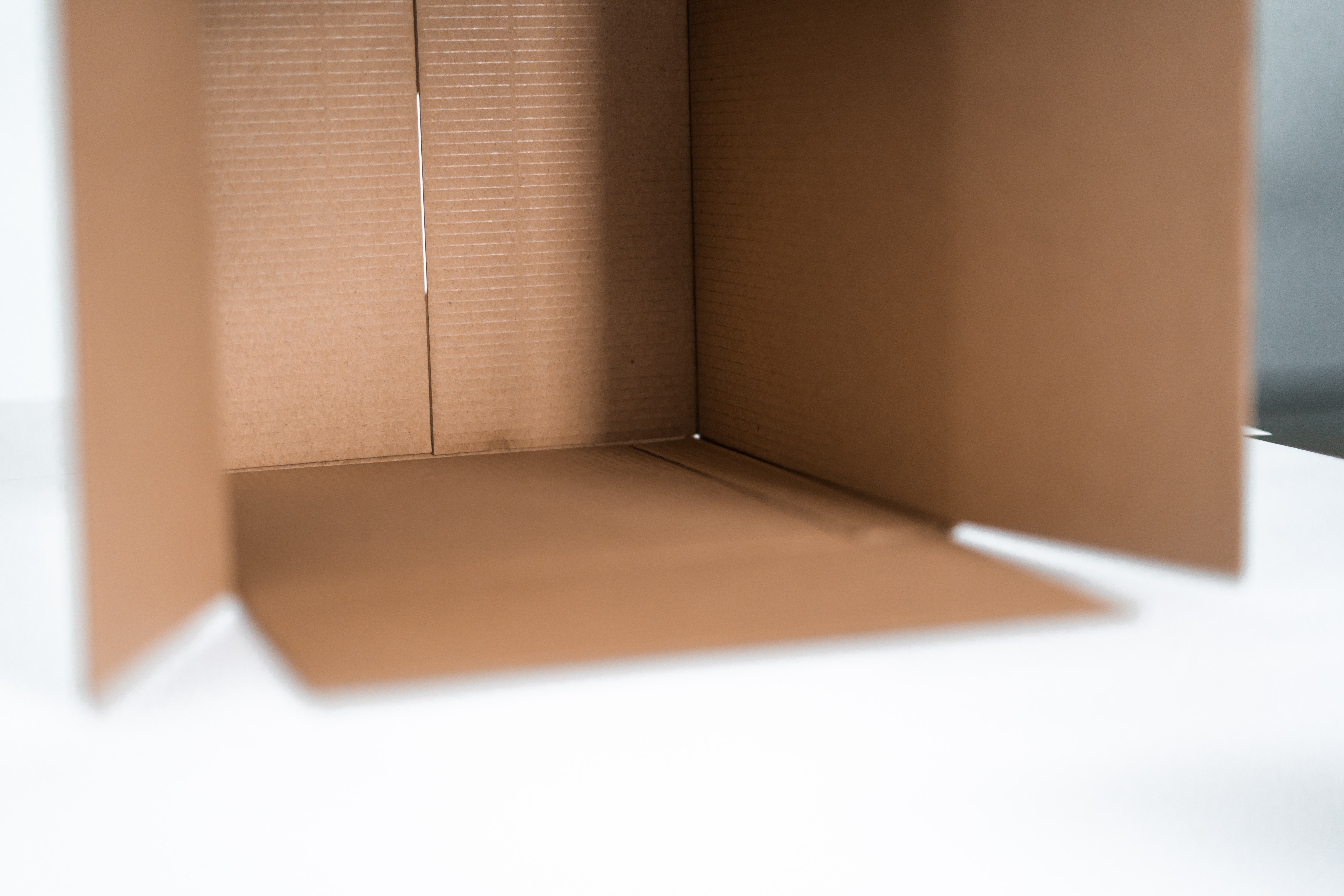 picture of a card board box.